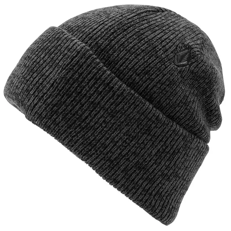 Volcom Heathers Wollmütze Dark Grey-