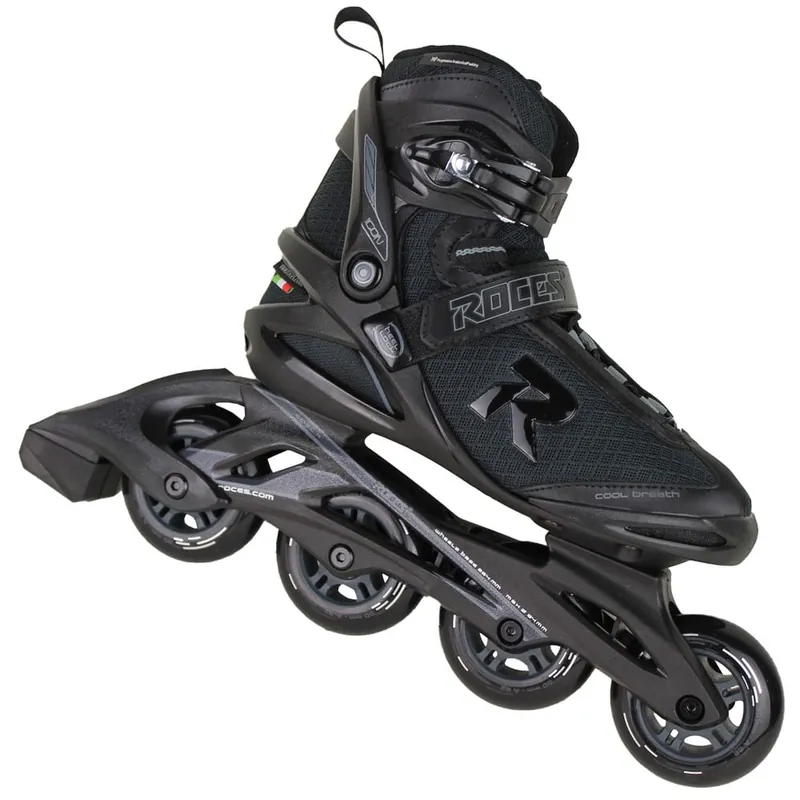Roces Icon Inline-Skates Black/Dark Charcoal- 36