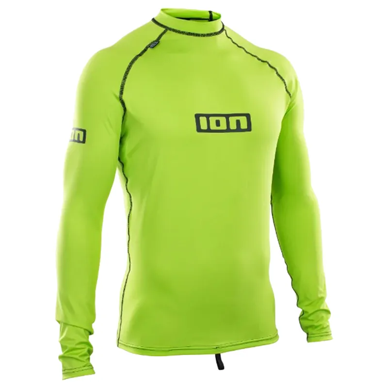 ION Promo Rashguard LS UV-Langarmshirt Lime Green- S