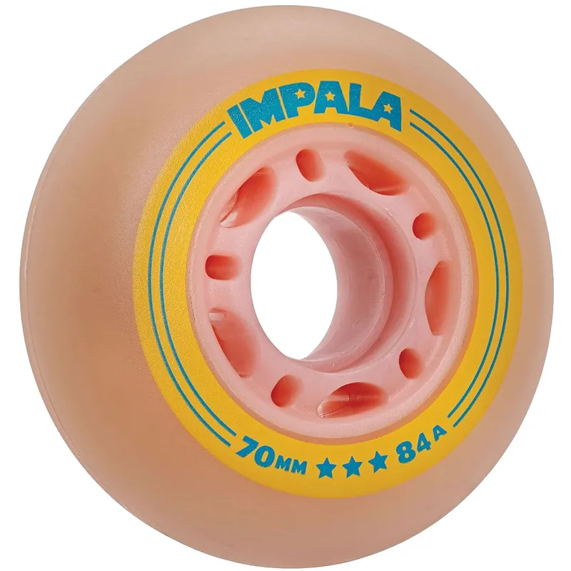 Impala Inline Wheel 4 Pack Inlineskates-Rollen Pink/Yellow-