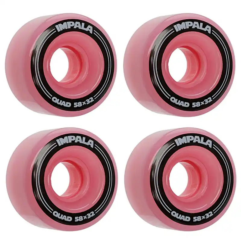 Impala Replacement Wheels Rollschuh-Ersatzrollen Pink-