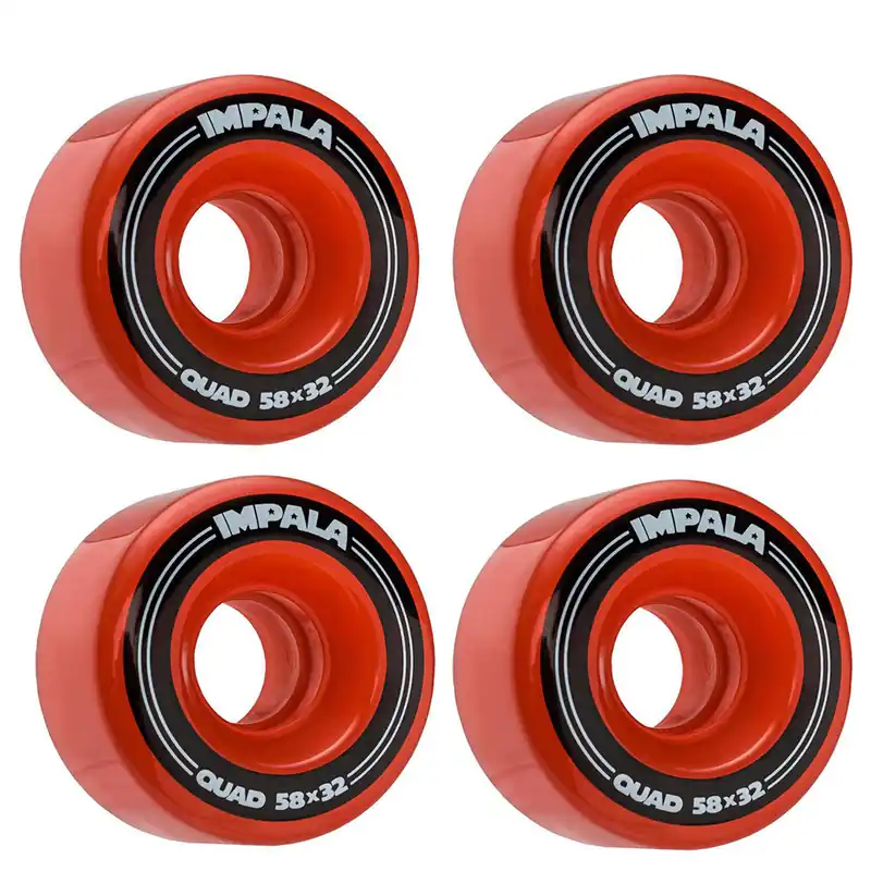 Impala Replacement Wheels Ersatz-Rollen Red-
