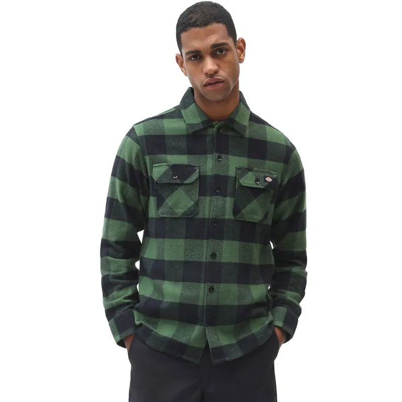 Dickies New Sacramento Hemd Pine Green- XS