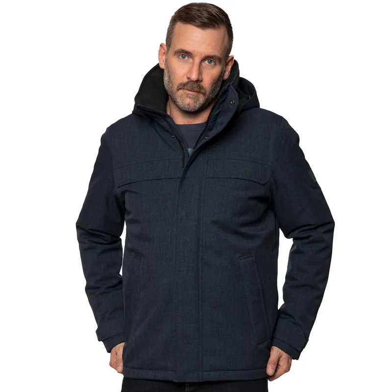 Elkline Undercover Regenjacke Bluemelange-9