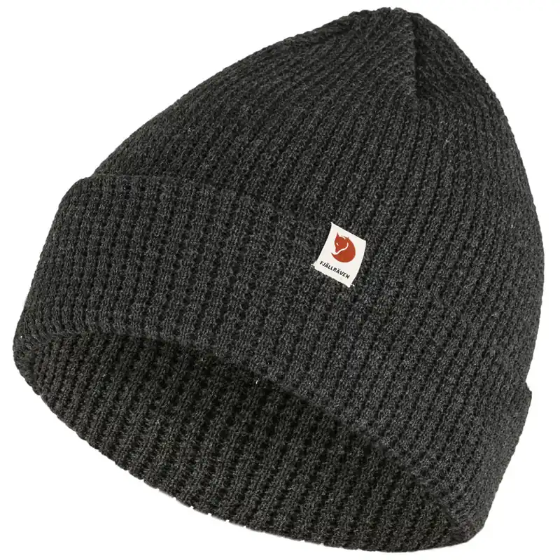Fjällräven Tab Hat Strickmütze Dark Grey-