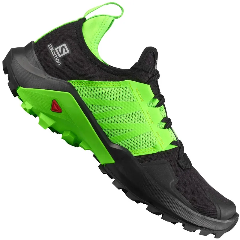 Salomon Madcross Trailrunning-Schuhe Black/Green Gecko/Quiet Shade- 40 - Nur noch 1 auf Lager