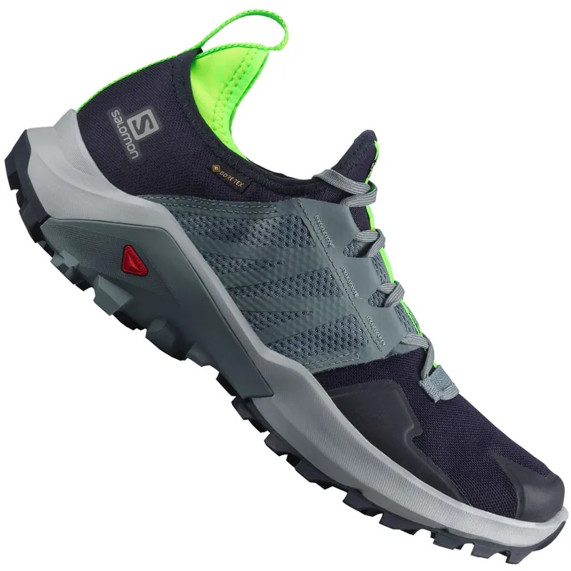 Salomon Madcross GTX Trailrunningschuhe Night Sky/Trooper/Green Gecko- 44 - Nur noch 1 auf Lager