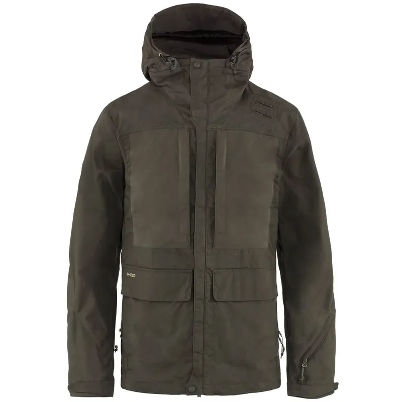 Fjällräven Lappland Hybrid Waldjacke Dark Olive-9