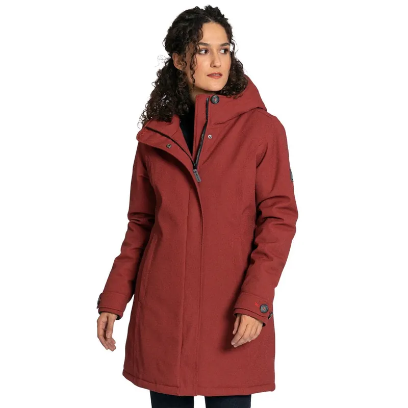 Elkline Schnieke Regenmantel Redmelange-9