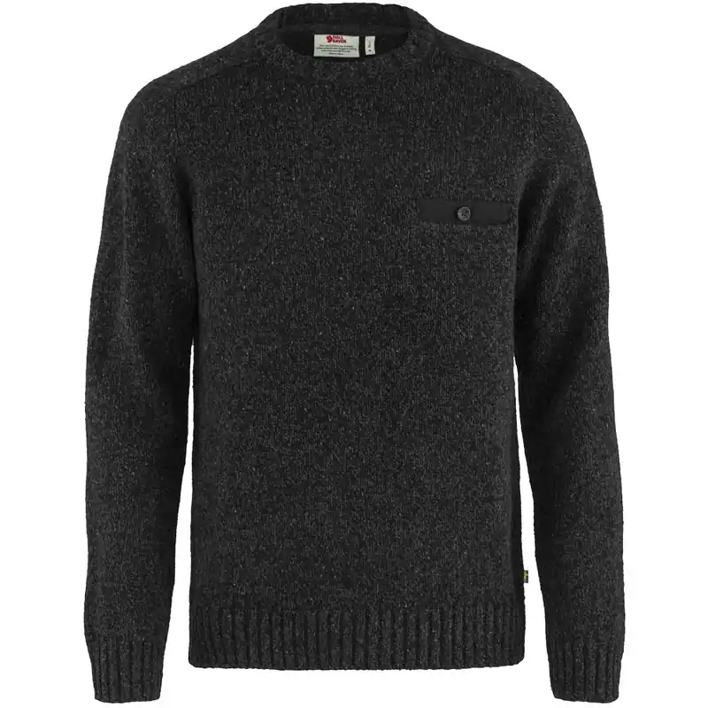 Fjällräven Lada Round-Neck Sweater Black- XS