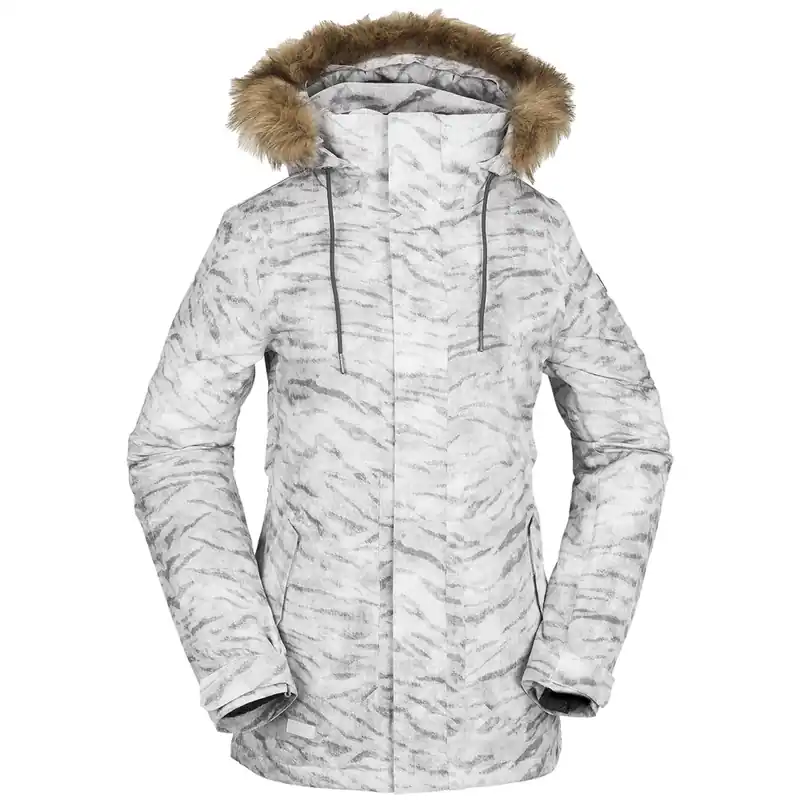 Volcom Fawn Insulated Schneejacke White Tiger-9