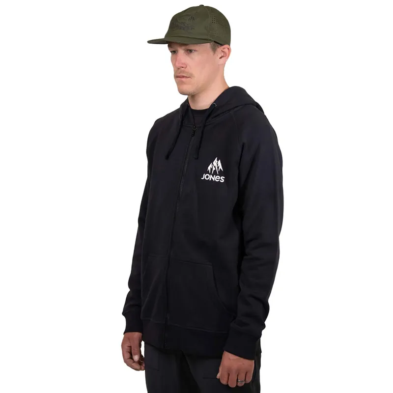 Jones Truckee Zip Kapuzenjacke Black- S