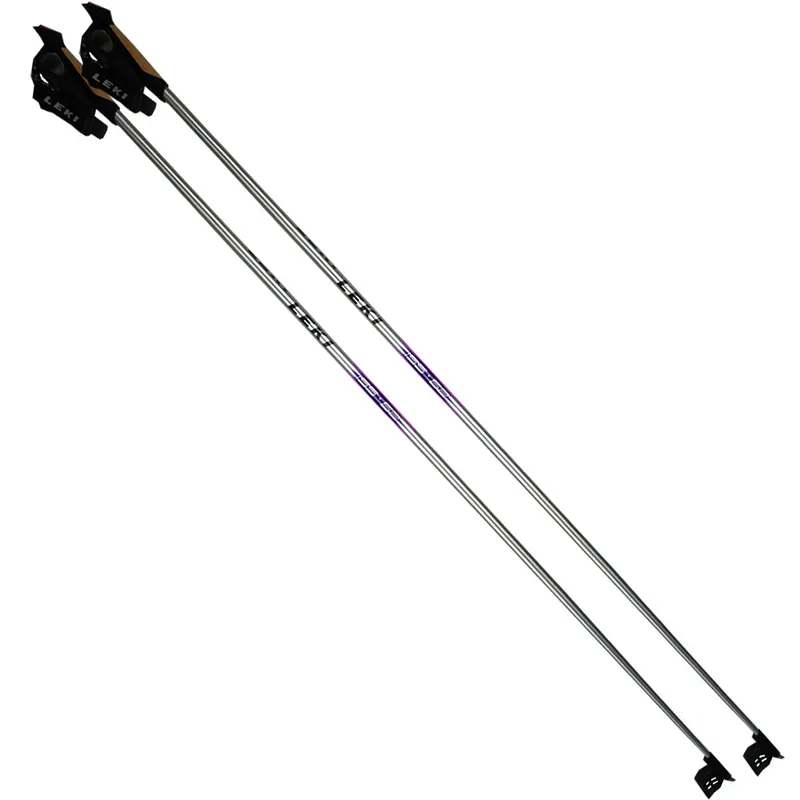Leki Rental SK Langlaufstöcke Silver/Purple-