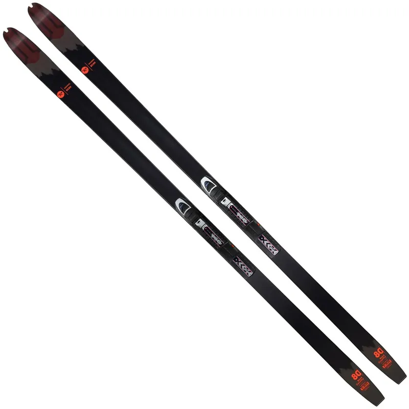 Rossignol BC 80 Positrack Langlaufski Black/Red-