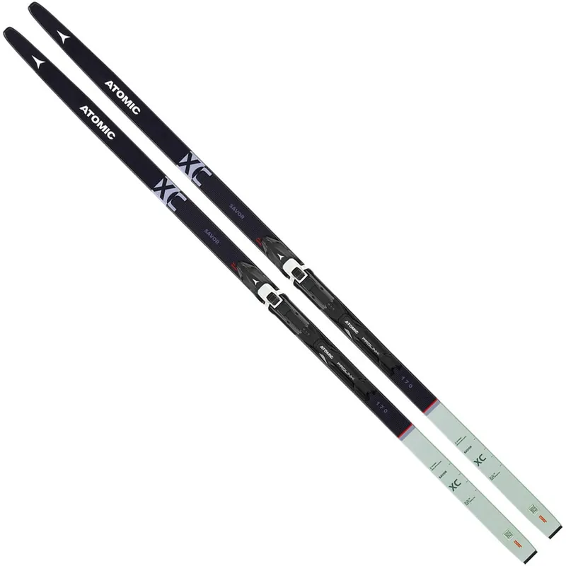 Atomic Savor XC Skintec Soft PSP Langlaufski Black/Grey/Red-