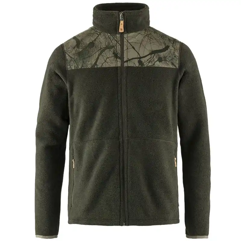 Fjällräven Lappland Fleece Fleecejacke Laurel Green/Green Camo-9