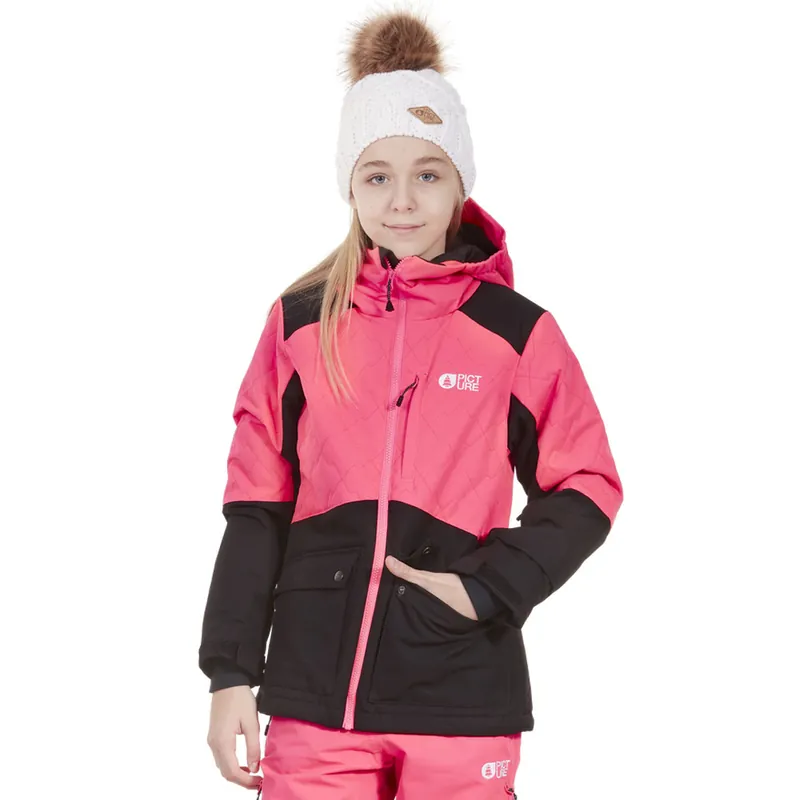 Picture Leeloo Performance-Jacke Neon Pink/Black-9