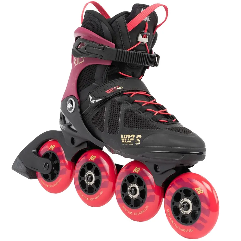 K2 VO2 S 90 Pro Short Cuff Inliner Burgundy/Pink- 36