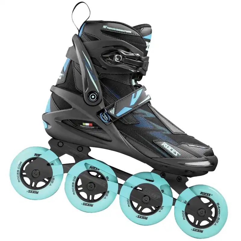 Roces Helium 2 TIF Fitness-Skates Black/Azure- 36