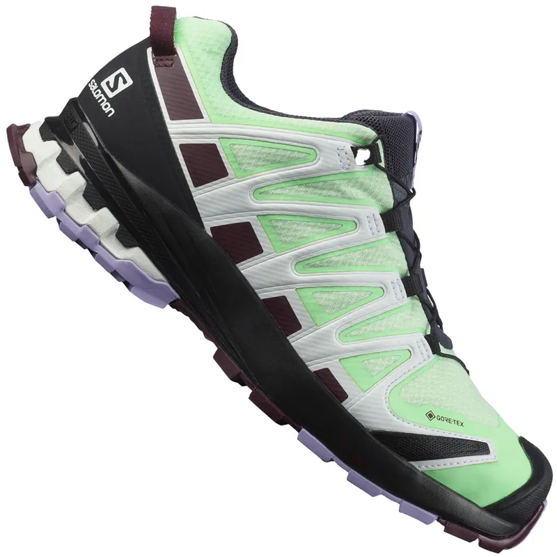 Salomon XA Pro 3D v8 Gore-Tex Trailschuhe Patina Green/Wine Tasting/Lavender- 36 - Nur noch 1 auf Lager
