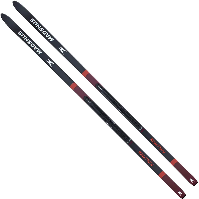 Madshus Fjelltech M50 Skin Langlauf-Set Black/Red-