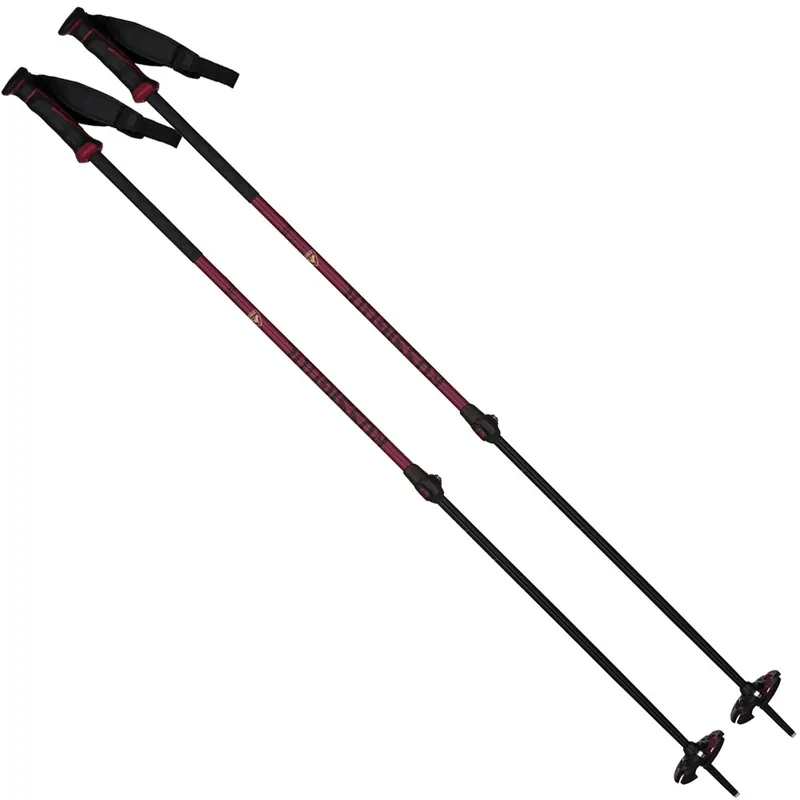 Rossignol Freeride Pro Telescopic Skistöcke Black/Bordeaux-