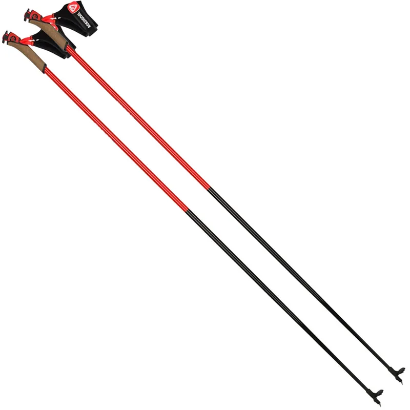 Rossignol Force 7 Langlaufstöcke Black/Red-