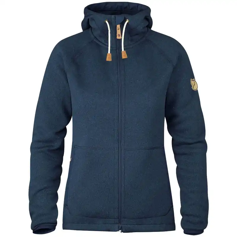 Fjällräven Övik Fleece Fleecehoodie Navy-9