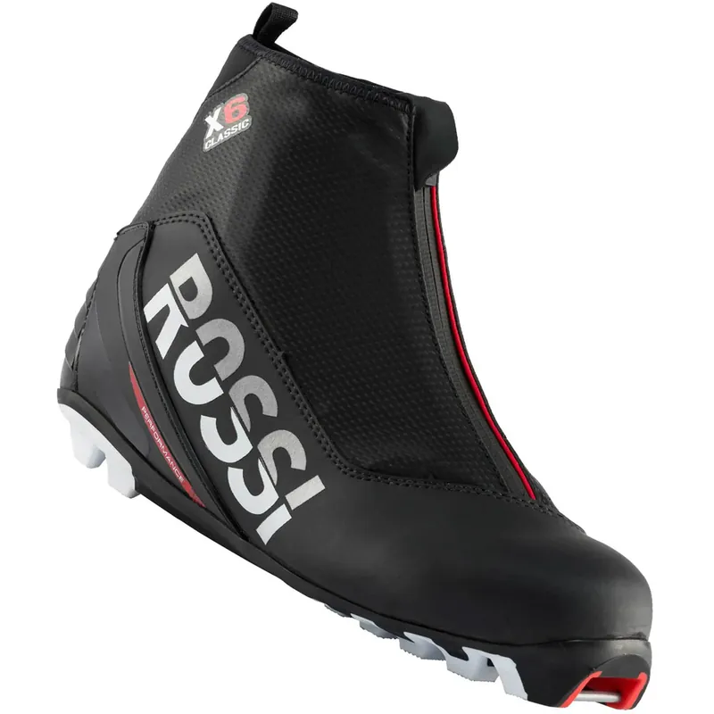Rossignol X-6 Classic Langlaufschuhe Black/White/Red-9
