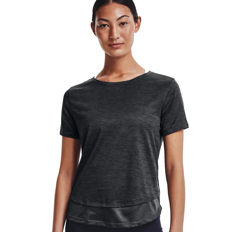 Under Armour Tech Vent SS T-Shirt Black- XS