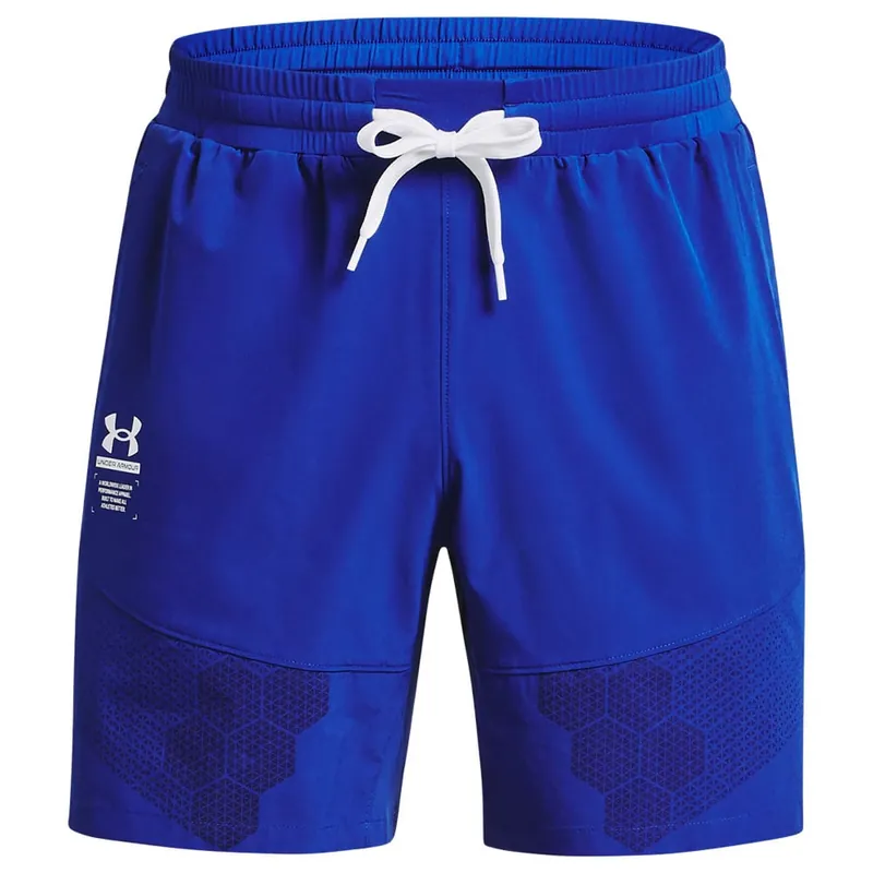 Under Armour Armourprint Woven Laufshorts Royal/White- S