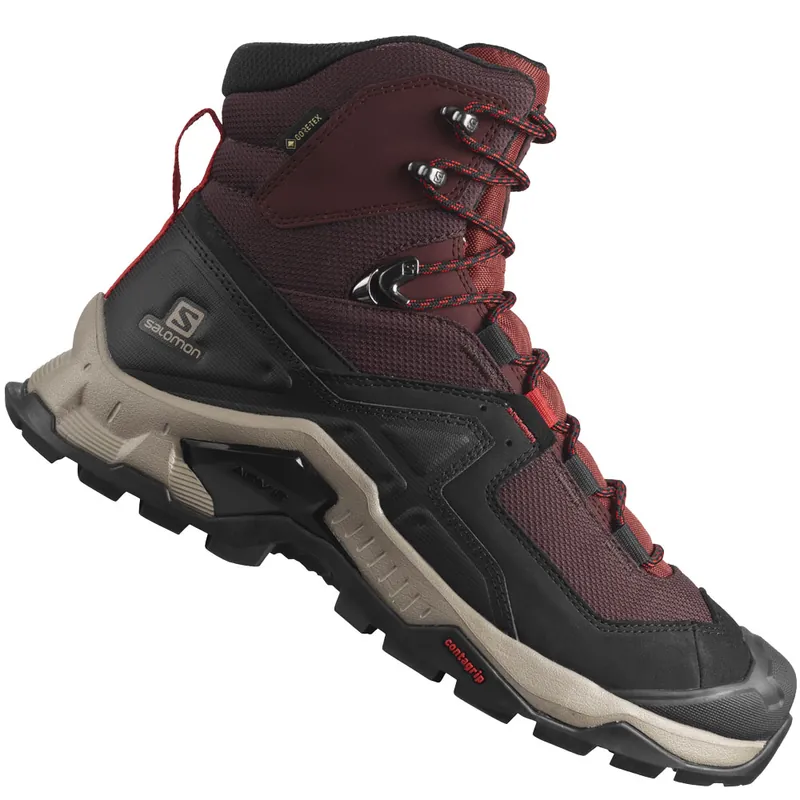 Salomon Quest Element GTX Trekkingschuhe Chocolate Plum/Madder Brown/Goji Berry- 40 2/3 - Nur noch 1 auf Lager