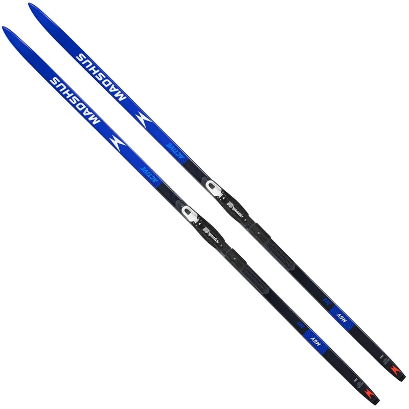 Madshus Active MGV Langlauf-Set Black/Blue-