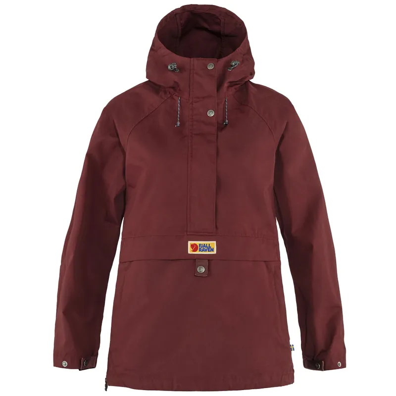 Fjällräven Vardag Anorak Jacke Bordeaux Red-9