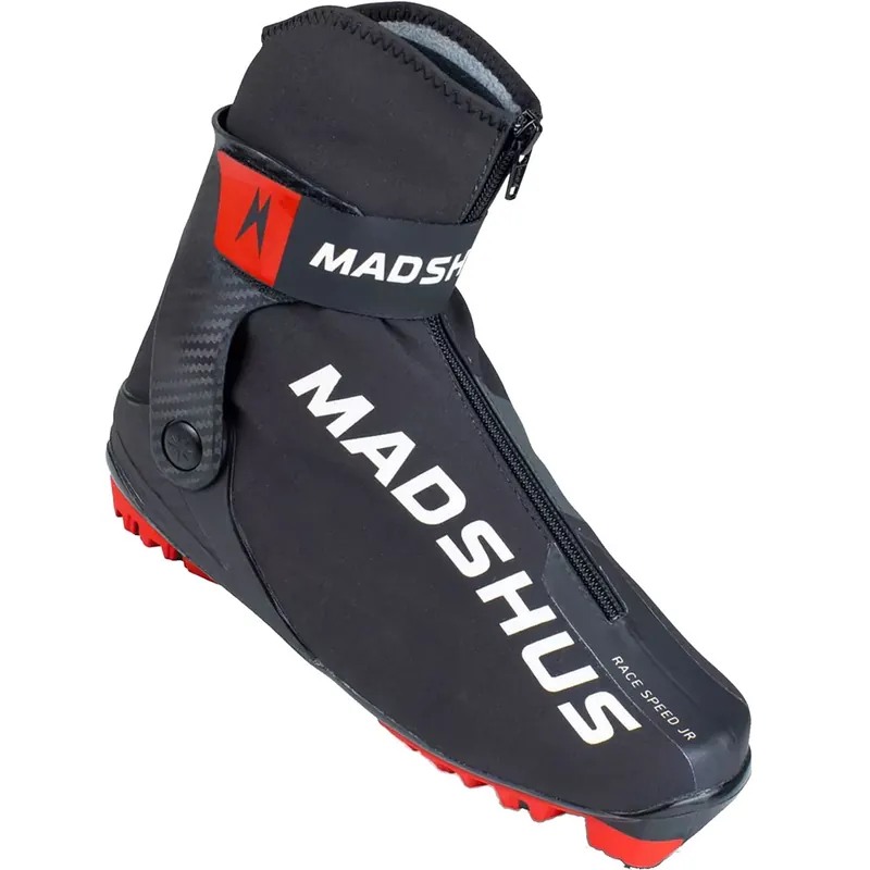 Madshus Race Speed JR Langlaufschuhe Black/Red-9