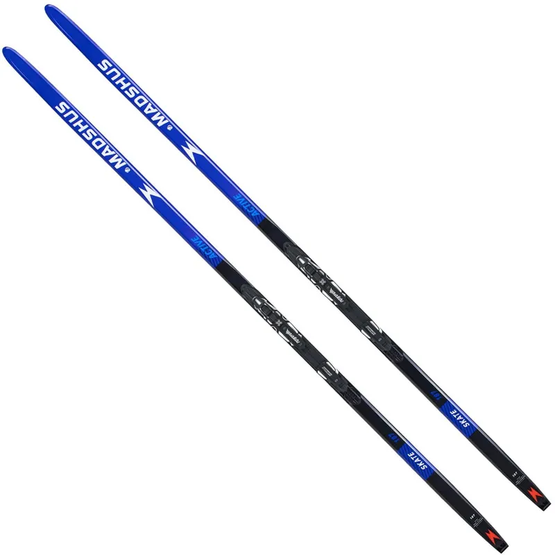 Madshus Active Skate Langlauf-Set Black/Blue-