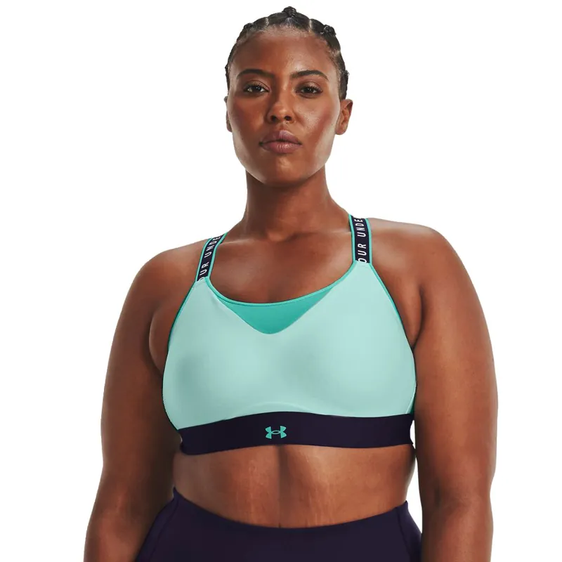 Under Armour Infinity High Bra Sport BH Sea Mist/Purple Switch- XS