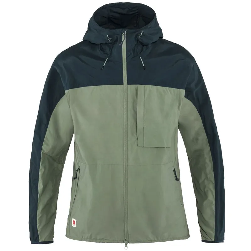 Fjällräven High Coast Windjacke Patina Green/Navy-9