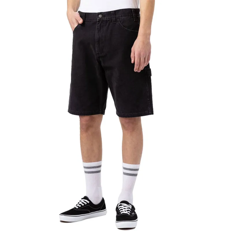 Dickies Duck Canvas Carpenter Shorts Stone Wash Black- 30