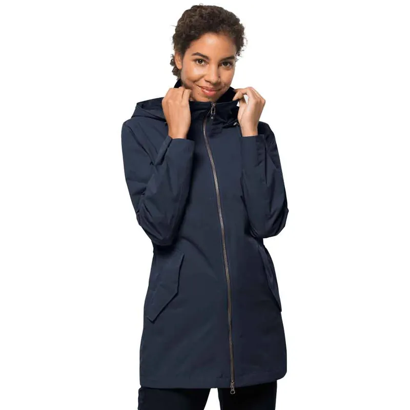 Jack Wolfskin Dakar Parka Regenmantel Midnight Blue-