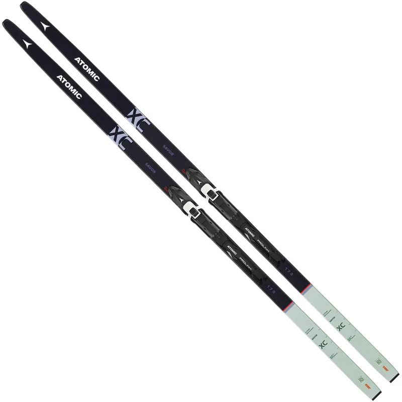 Atomic Savor XC Skintec Medium Langlaufski Black/Grey/Red-