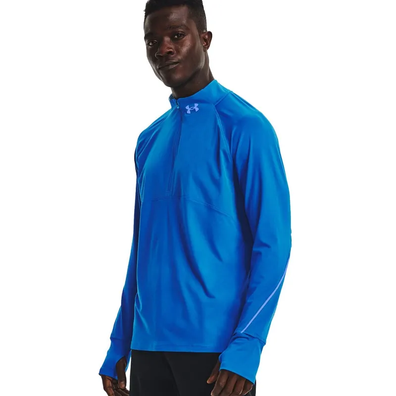 Under Armour Qualifier Run 2.0 Half-Zip Shirt Cruise Blue/Fresco Blue- S