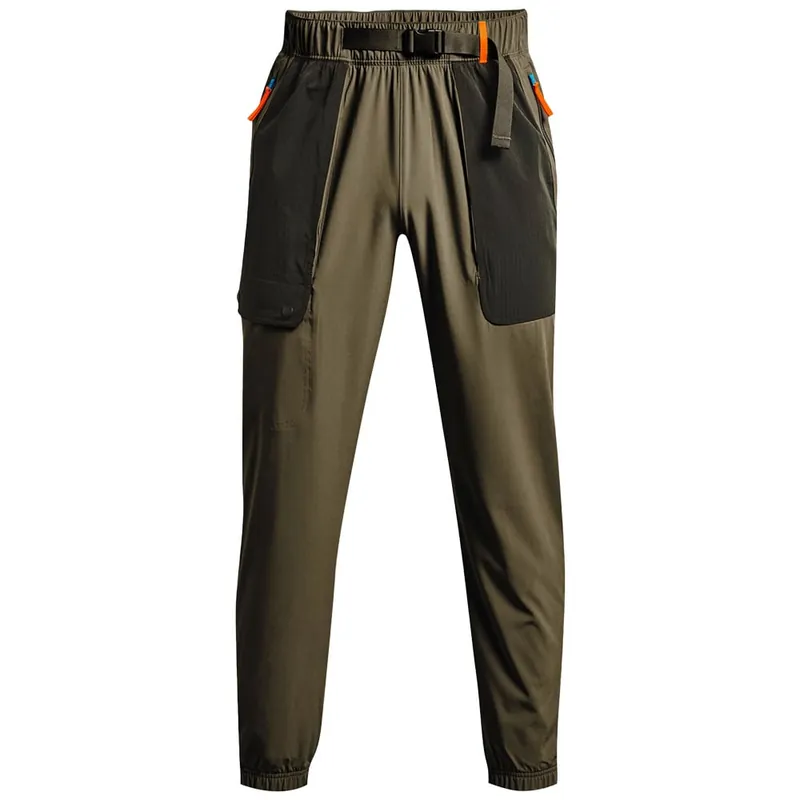 Under Armour Rush Woven Tear Away Trainingshose Tent/Blaze Orange- S