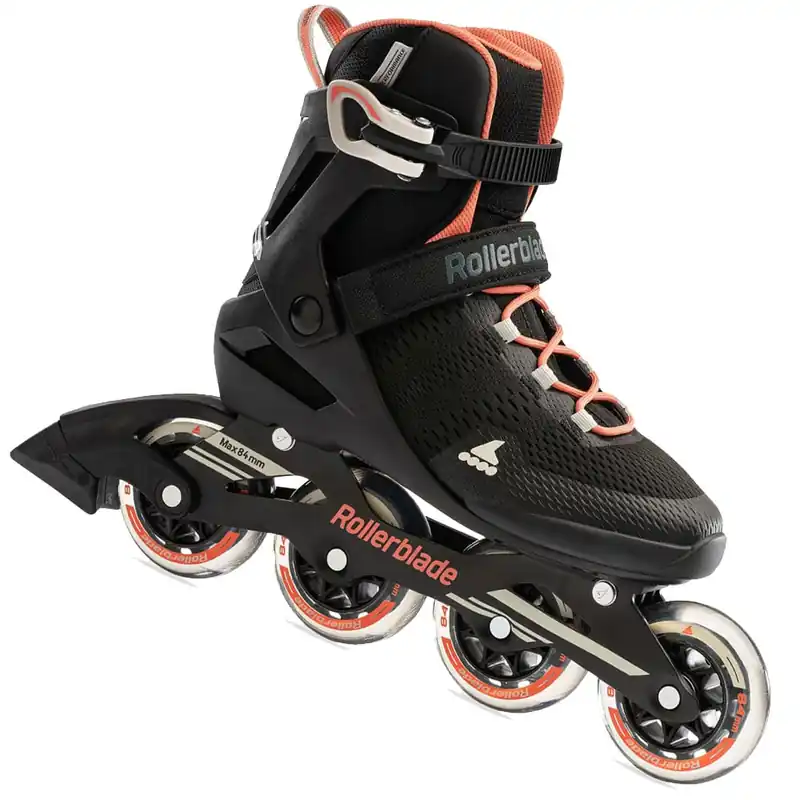Rollerblade Sirio 84 Inliner Black/Coral- 38.5