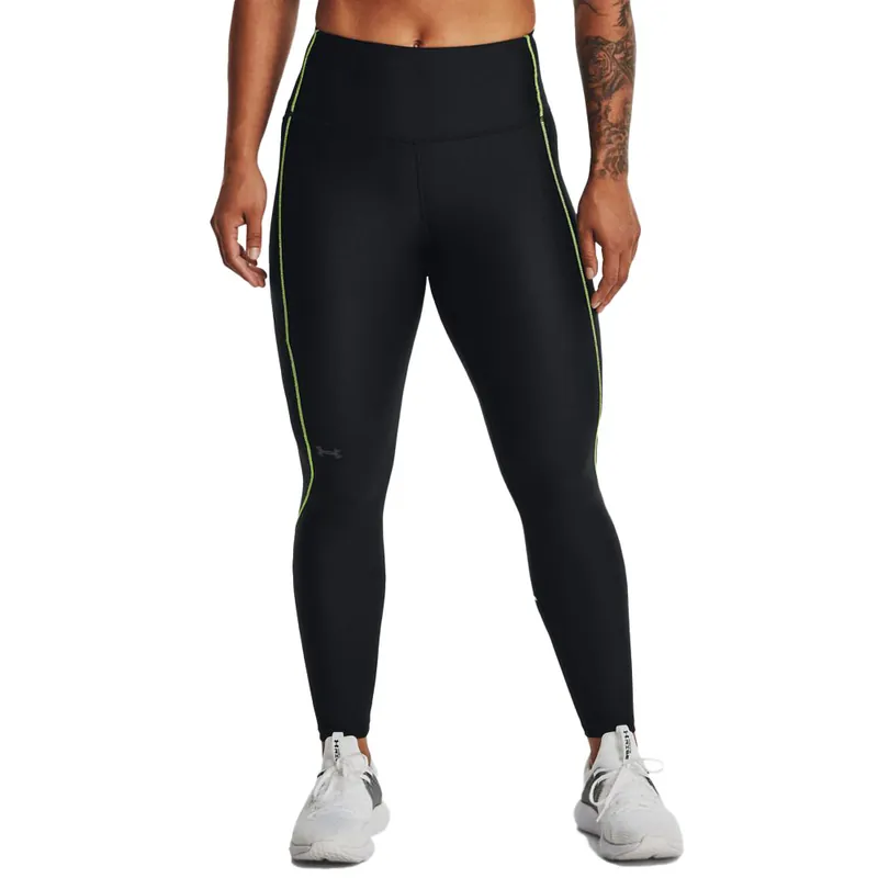 Under Armour HG 6M Leggings Black/High-Vis Yellow- XS