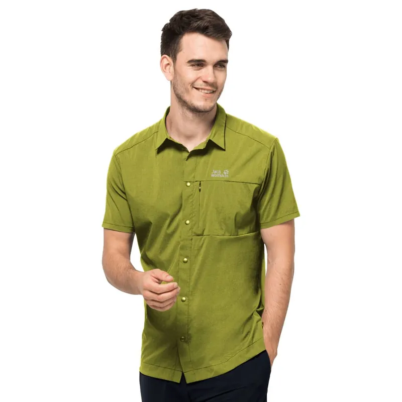 Jack Wolfskin Pack & Go Funktions-Hemd Golden Cypress- S