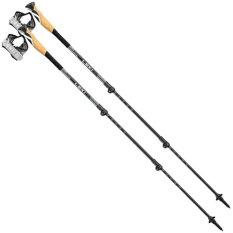 Leki Cross Trail Lite TA Crosstrail-Stöcke Black/White/Lightblue-