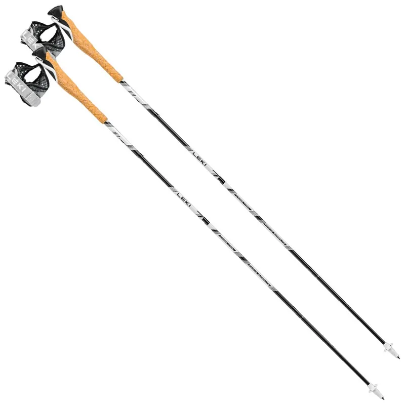 Leki Cross Trail FX One Superlite Crosstrail-Stöcke White/Black-
