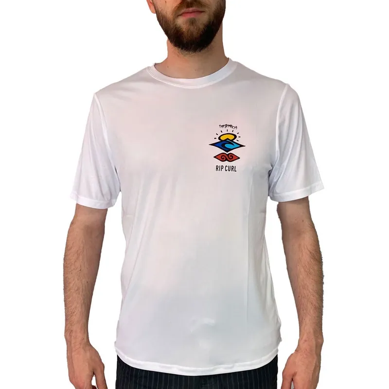 Rip Curl Icons Surflite SS T-Shirt White-9