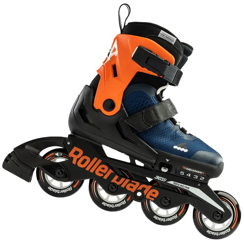 Rollerblade Microblade Inliner Midnight Blue/Warm Orange- 28-32